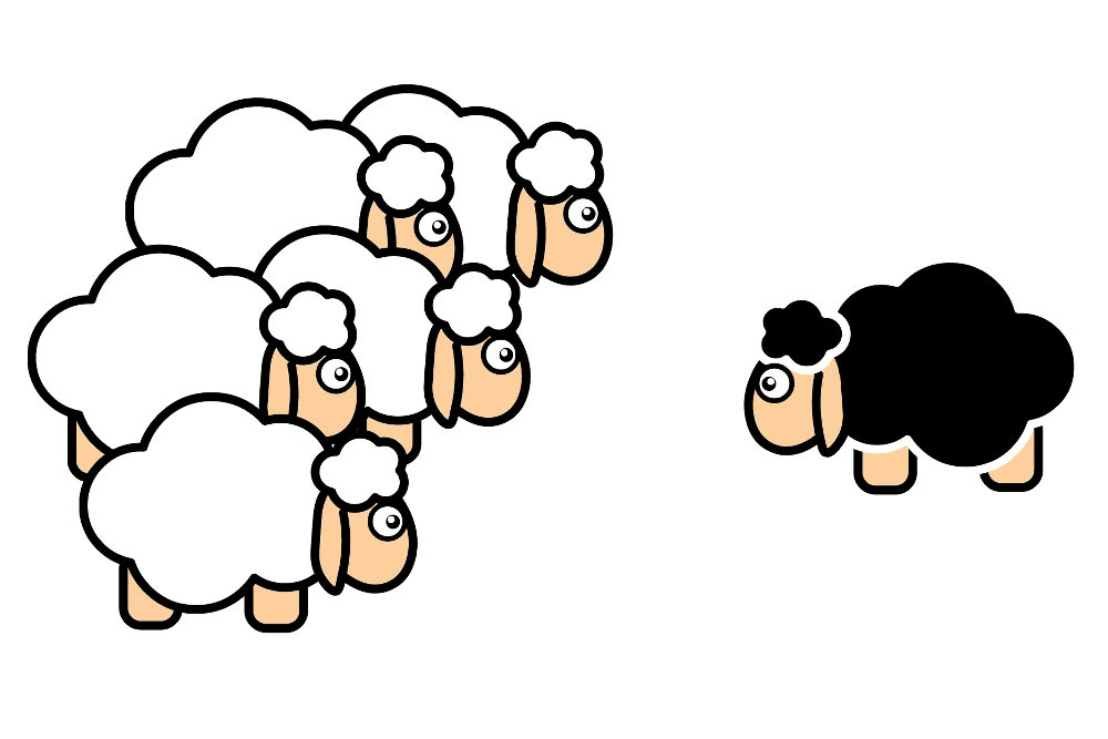 pecore bianche contro pecara nera, Abadalauada, Pao
