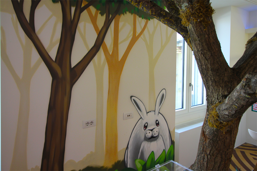 Pao, bosco e coniglio, Boston Consulting Group, 5° floor